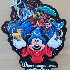 Walt Disney World 3-D Magnet Sorcerer Mickey Mouse